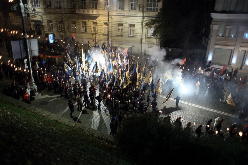 "Марш нації" у Києві: активісти зажадали відмовитися від виборів на Донбасі